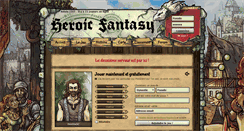 Desktop Screenshot of heroic-fantasy.fr